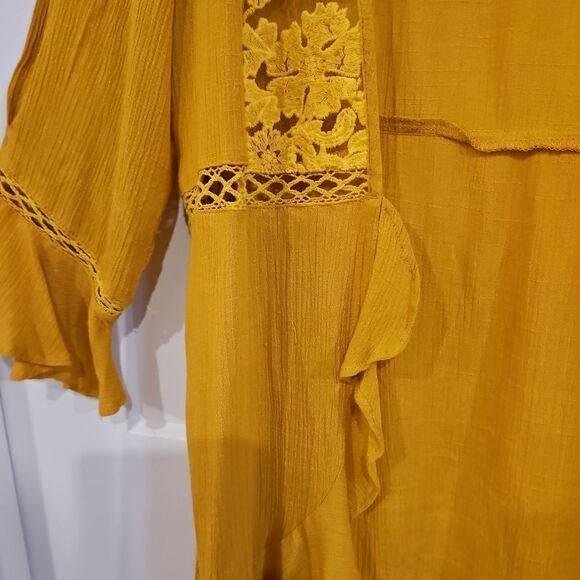 Entro Kimono Mustard Gold - Picture 5 of 9